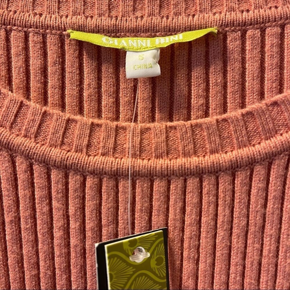 🆕Gianni Bini Salmon Pink Sweater Dress size S - Picture 6 of 7